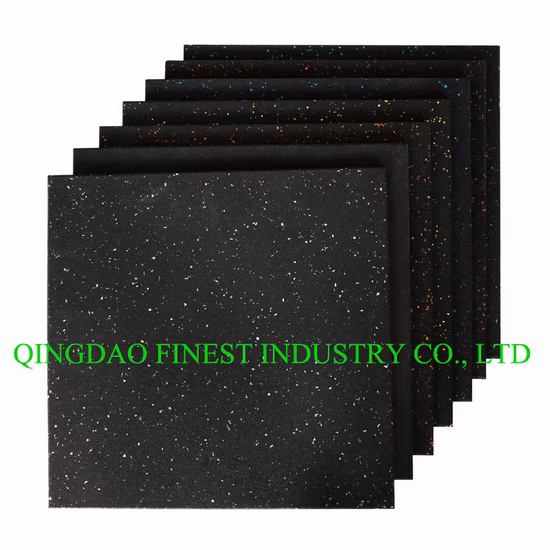 15mm Thick Rubber Gym Floor Mat, Commercial Rubber Floor Mat, Premium Rubber Gym Mat Flooring, Home Fitness Rubber Flooring for Crossfit
