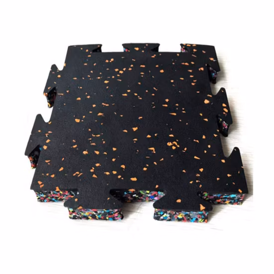Equipamento de ginástica de alta qualidade 3mm 15mm ladrilhos de borracha de bloqueio rolos de borracha piso de borracha EPDM tapete de borracha para playground piso de borracha