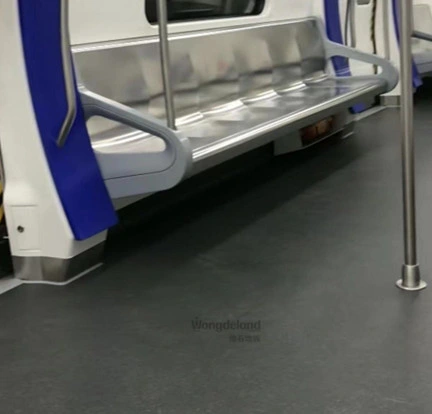Revestimento antiderrapante R10 de segurança PVC em rolo para cozinha, ônibus, navio, estação de metrô